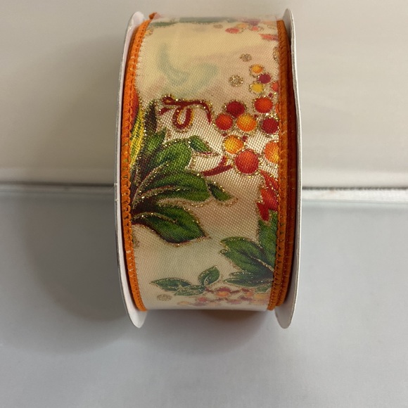 10 Yards of Expressions Fall Wired Ribbon - Picture 3 of 7